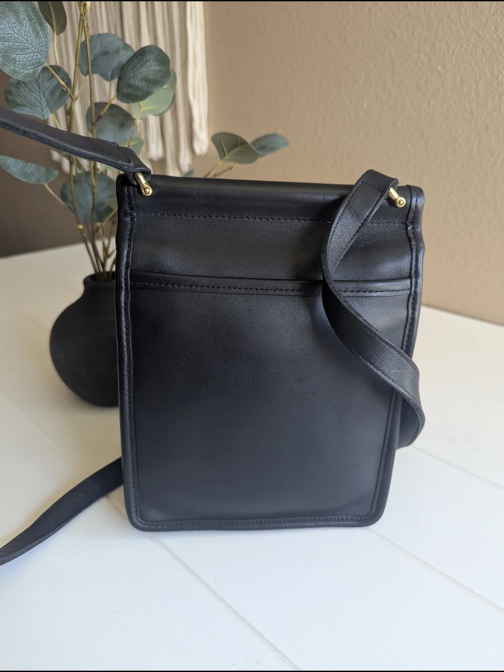 vintage Coach Murphy Bag styled with a glittery
